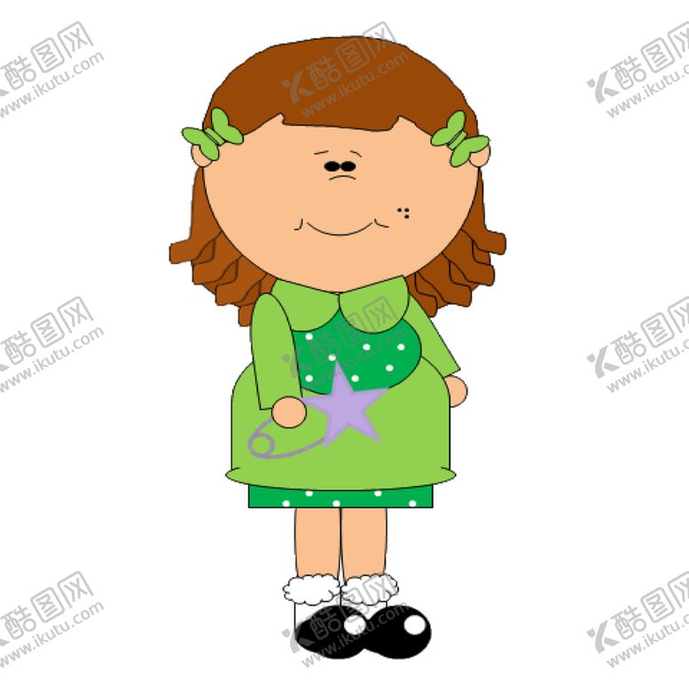 编号：34008510030951004860【酷图网】源文件下载-回形针女孩