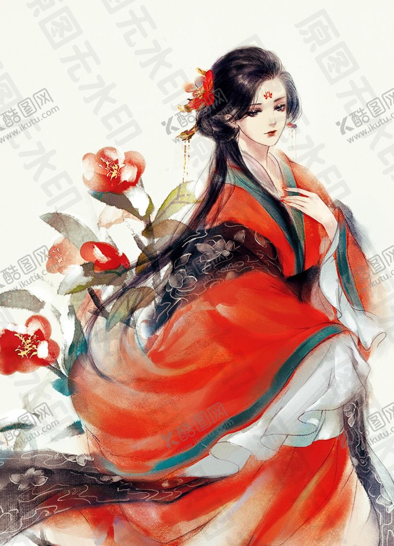 编号：27633007011112119065【酷图网】源文件下载-古风姑娘兰芝