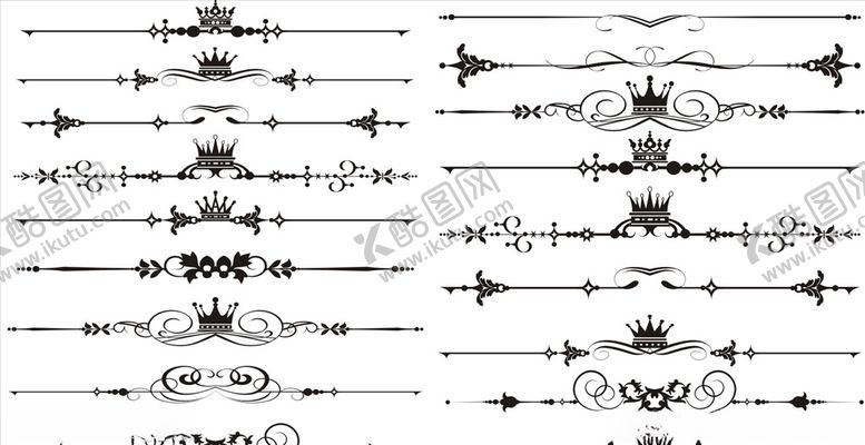 编号：17560210290927046256【酷图网】源文件下载-欧式花边分割线
