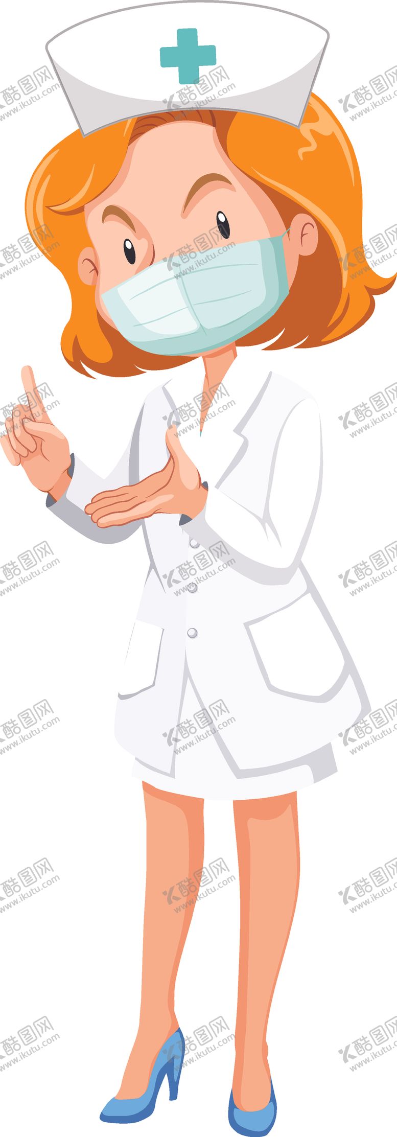 编号：15386203260848419683【酷图网】源文件下载-卡通护士