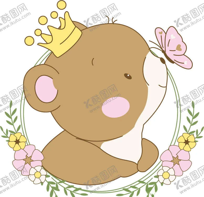 编号：83268506300147337161【酷图网】源文件下载-棕色小熊