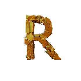 3D破碎立体字母