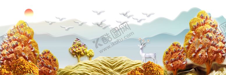 编号：94999307140744438658【酷图网】源文件下载-背景墙装饰画