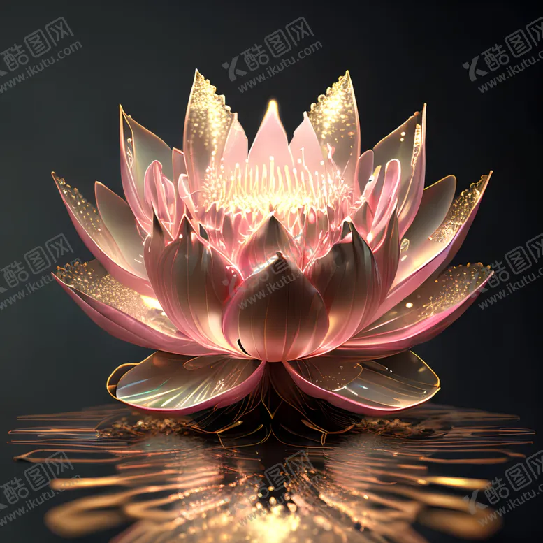 编号：75014301312006325842【酷图网】源文件下载-粉色荷花