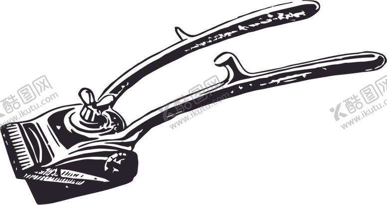 编号：99448109292348214531【酷图网】源文件下载-手绘理发用具