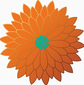 牡丹花卉元素工笔画油画