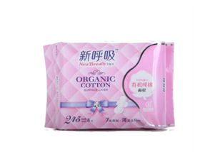 新呼吸有机纯棉日用卫生巾
