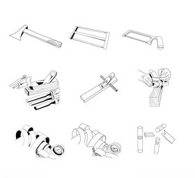 家具工具锯子刨花工具