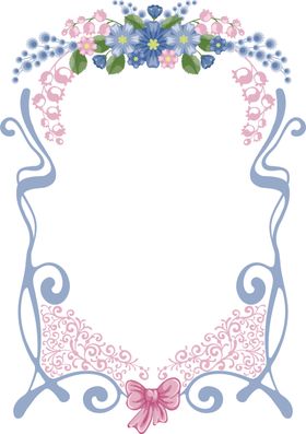 水彩花环素材花环素材彩色花