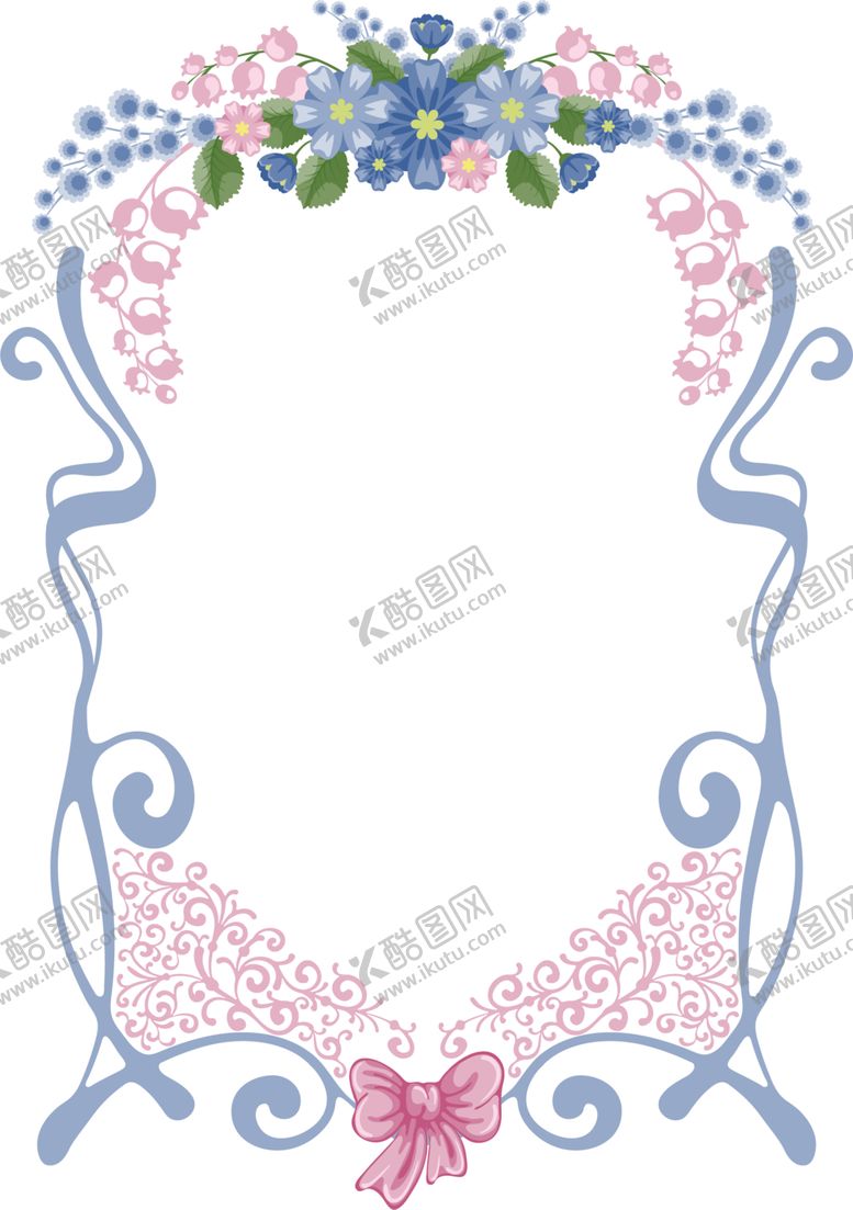 编号：77525309211613081201【酷图网】源文件下载-水彩花环素材花环素材彩色花