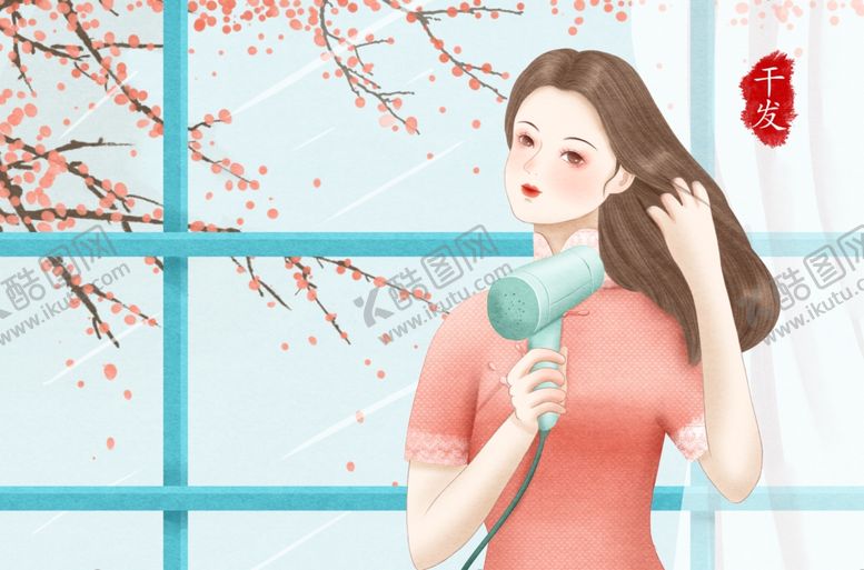 编号：35908302051415248977【酷图网】源文件下载-旗袍女子