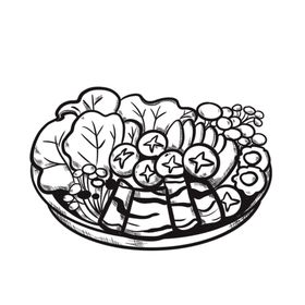 中式美食特惠套餐宣传海报