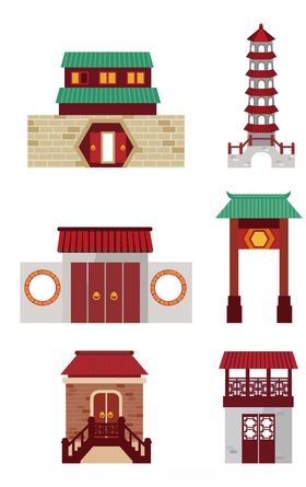中式亭子复古建筑