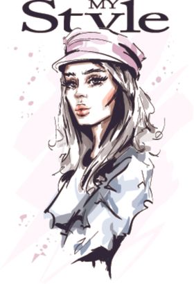 时尚女性矢量