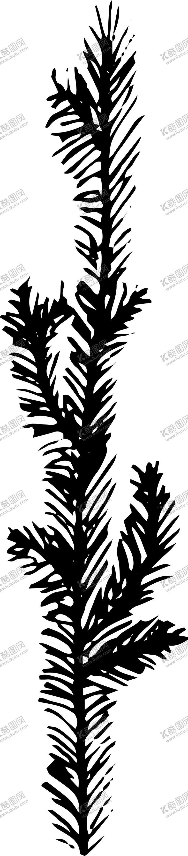 编号：34806809180140492896【酷图网】源文件下载-手绘植物枝干