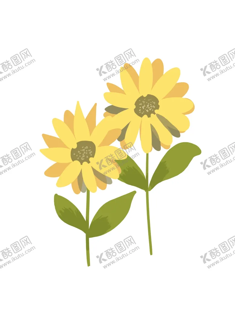 编号：58521603011219265126【酷图网】源文件下载-小花免抠图元素图案设计元素设计