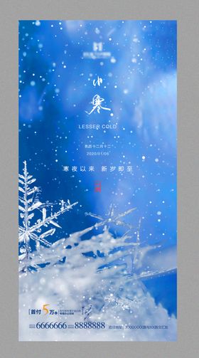 小寒节气海报