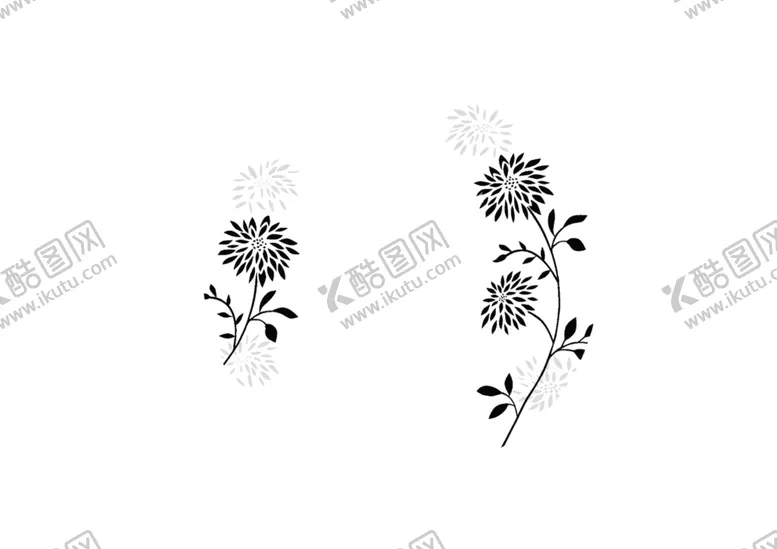 编号：52120503062139489363【酷图网】源文件下载-简易矢量花朵