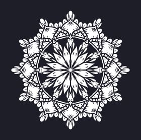 万花筒镂空花卉