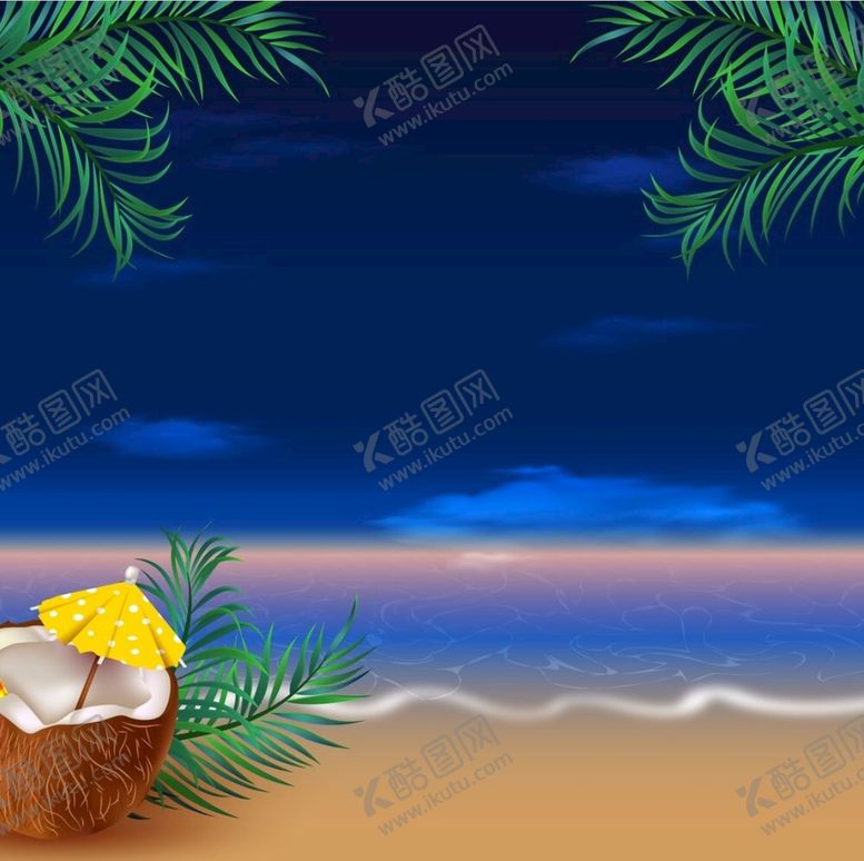 编号：64530910082307528903【酷图网】源文件下载-夏季夜晚背景