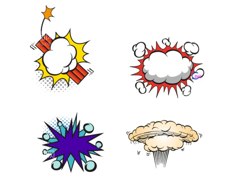 编号：90287110042337307841【酷图网】源文件下载-爆炸贴
