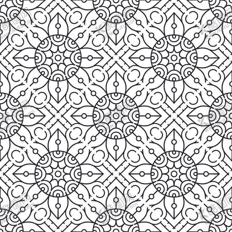 编号：76754810101953256953【酷图网】源文件下载-无缝花纹