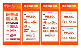 喜报金榜题名活动宣传海报素材