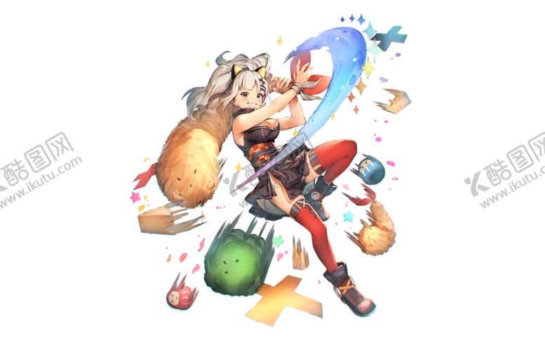 编号：45267410062152106982【酷图网】源文件下载-彩色插画人物动漫背景