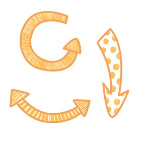 箭头插画扁平化商务团队商务场景积极向上