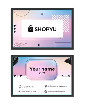名片模板高档设计公司素材