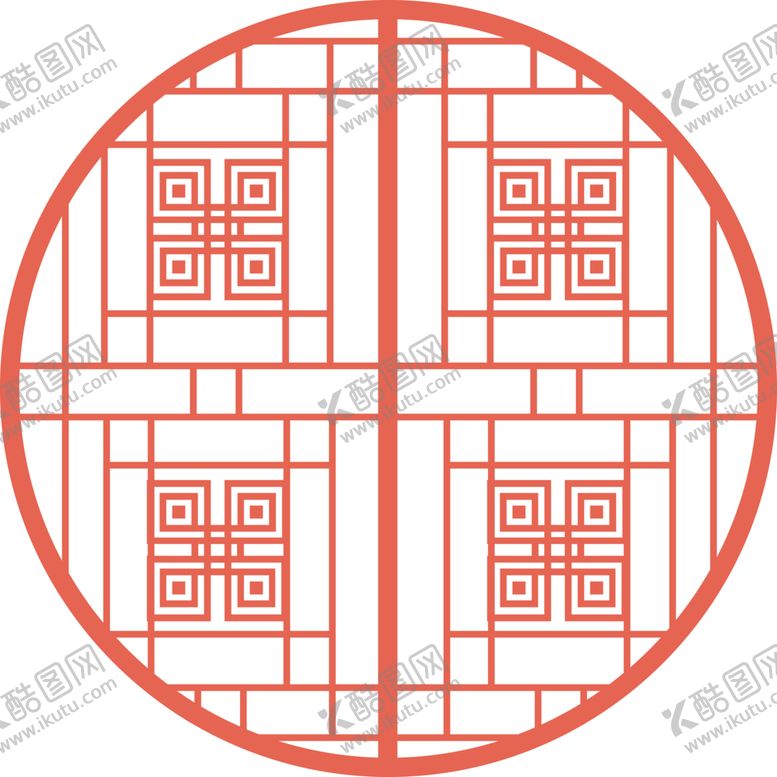 编号：61986105060622599117【酷图网】源文件下载-中式传统图案花纹矢量