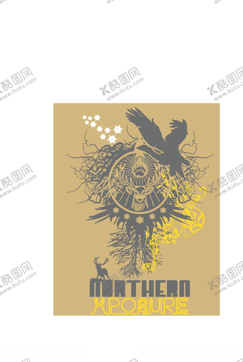 编号：10268709240943386633【酷图网】源文件下载-动物印花