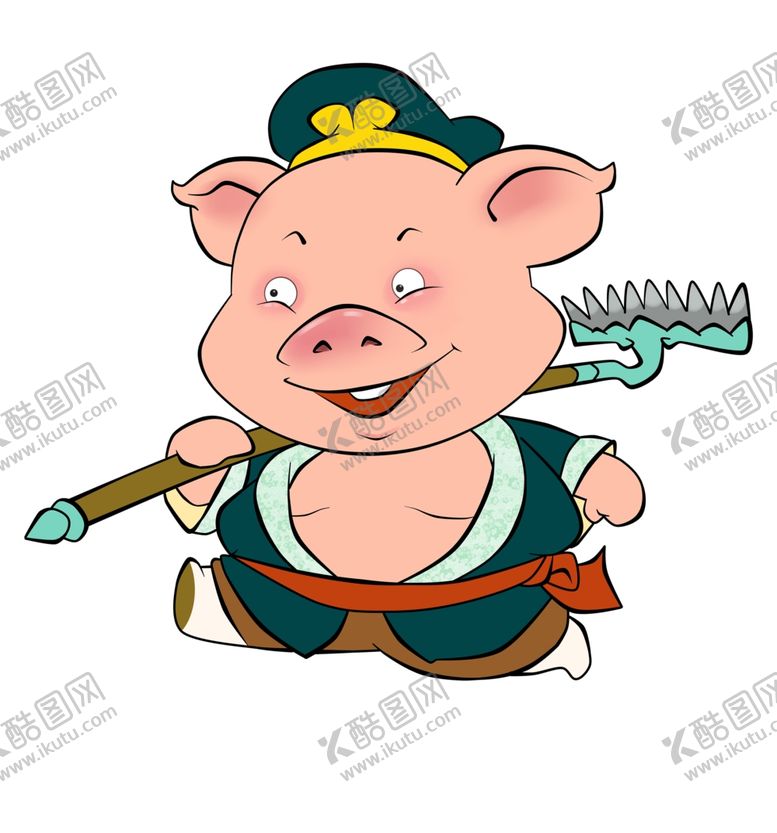 编号：47628505041559556232【酷图网】源文件下载-猪八戒卡通造型