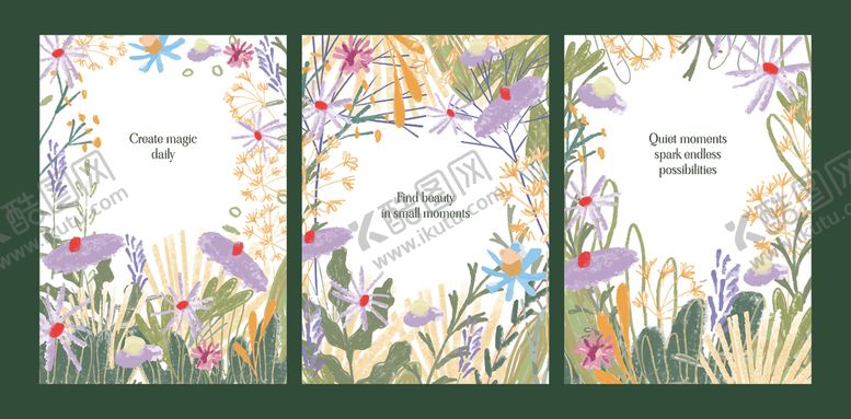 编号：24321304132043562111【酷图网】源文件下载-花卉边框