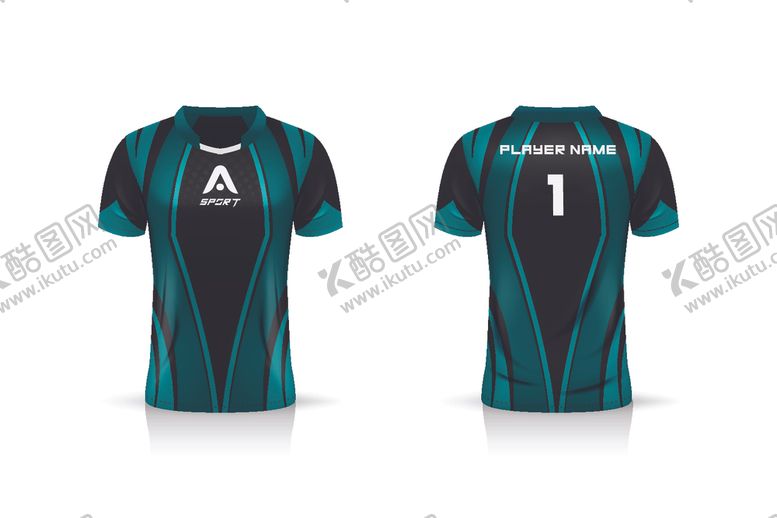 编号：43885809192119124705【酷图网】源文件下载-足球运动员服饰配色图案