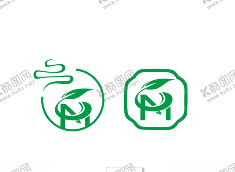 编号：92319809150727078663【酷图网】源文件下载-M字母茶叶logo,茶叶店标