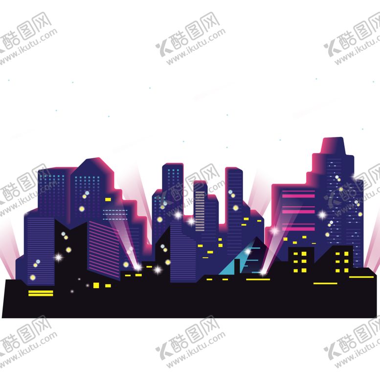 编号：41049410181911227491【酷图网】源文件下载-城市剪影