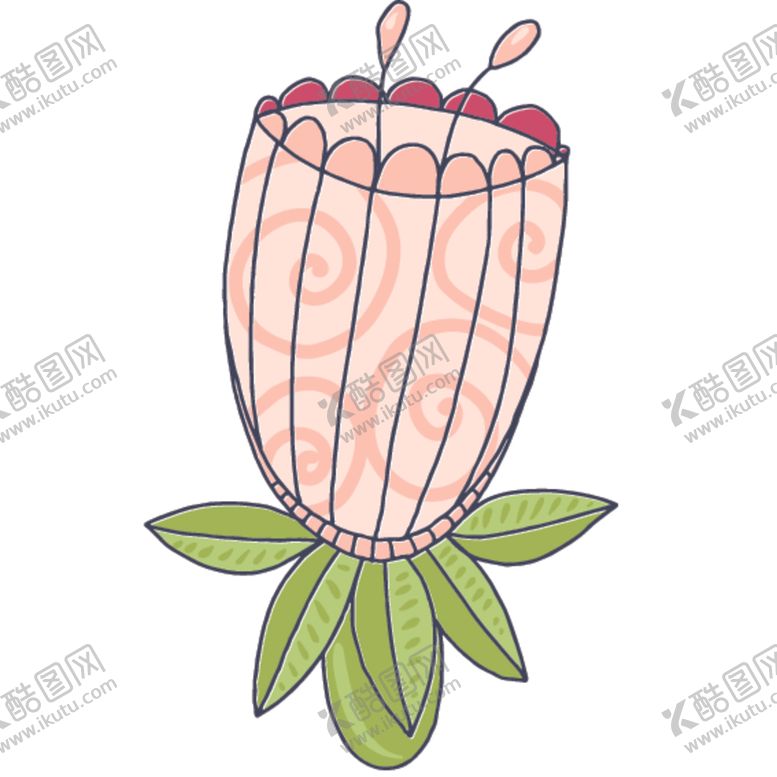 编号：35161507040338521932【酷图网】源文件下载-花朵蝴蝶卡通图案