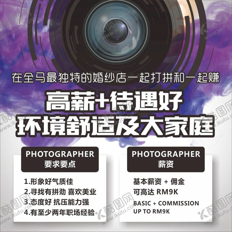 编号：10067112181103537527【酷图网】源文件下载-摄影招聘