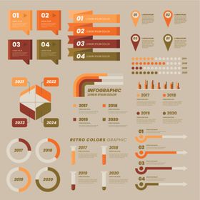 多样信息图表元素集合