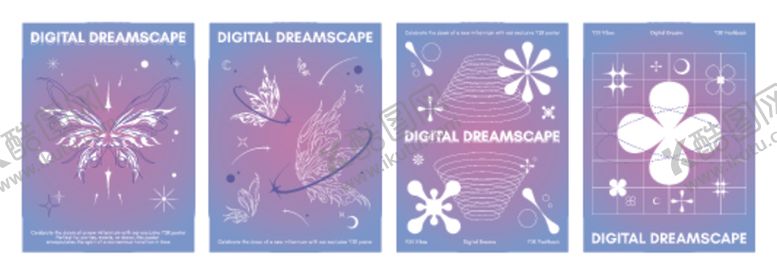 编号：84470804061141522065【酷图网】源文件下载-紫色花卉图案设计素材