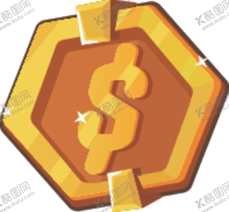 金币游戏素材UI钱游戏