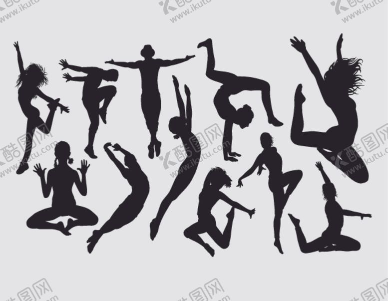 编号：44442709161009472670【酷图网】源文件下载-运动剪影