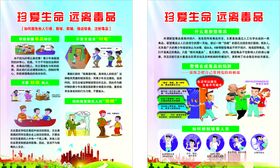 禁毒海报可更改未转曲