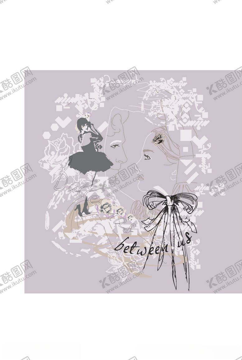 编号：69605410071824597300【酷图网】源文件下载-女装人物印花