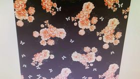 玫瑰数码印花花
