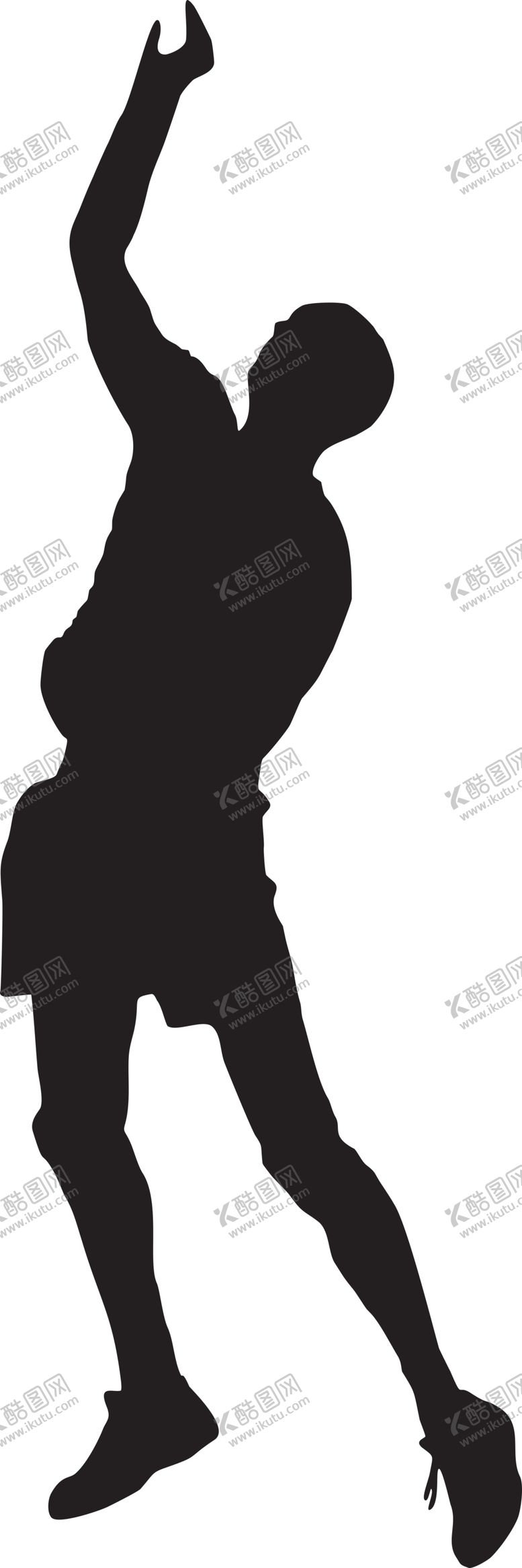 编号：93774104131419043941【酷图网】源文件下载-运动员剪影
