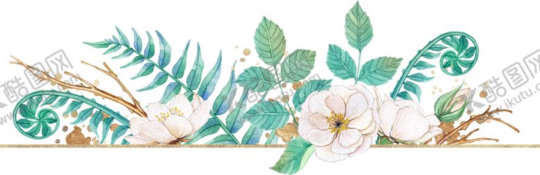 编号：69548009280210584662【酷图网】源文件下载-手绘植物花卉边框设计