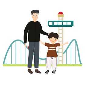 父亲节插画