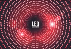 LED炫彩格子阵列点图片